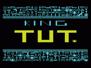 King Tut title screen for Vic-20